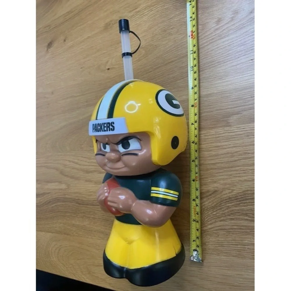 TeenyMates Big Sip Green Bay Packers NFL‎ Character Cup 16oz Yellow New BPA-Free